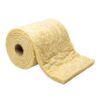 Rollo de fibra de vidrio para aislamiento acústico en muros y plafones, material absorbente de ruido para construcción y acondicionamiento acústico.